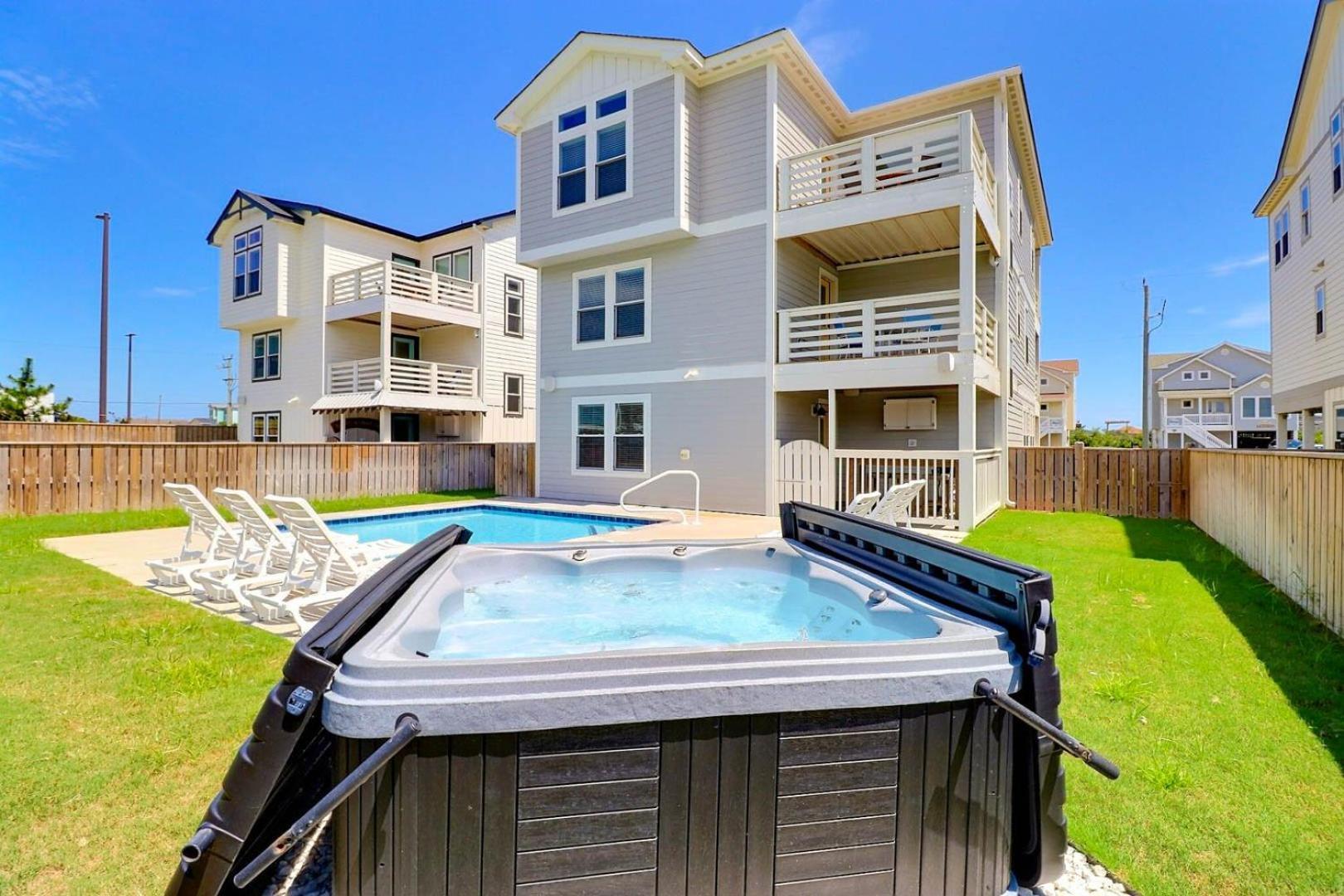 4058 Beach Haven 4 Min Walk To Beach Pool Kitty Hawk Kültér fotó