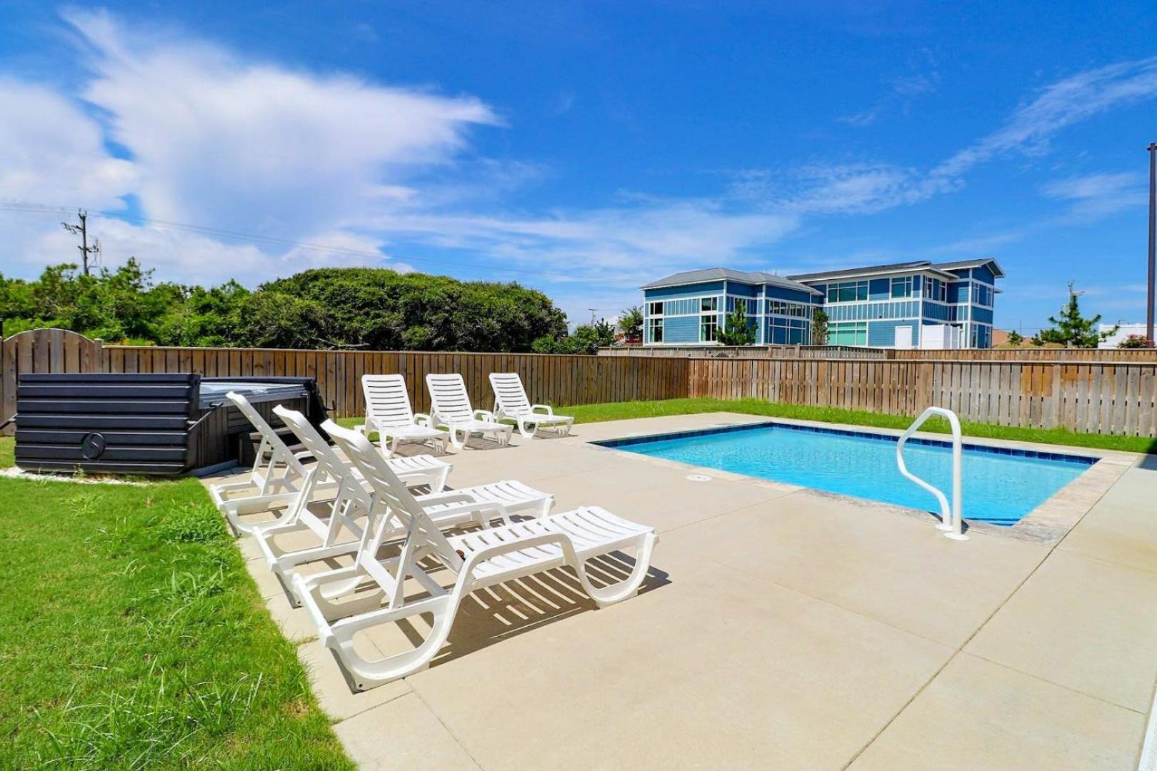 4058 Beach Haven 4 Min Walk To Beach Pool Kitty Hawk Kültér fotó