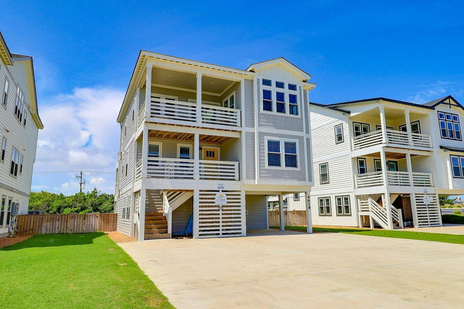 4058 Beach Haven 4 Min Walk To Beach Pool Kitty Hawk Kültér fotó